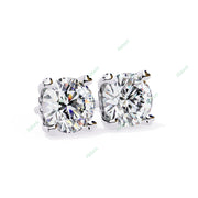 Round Heart Prong Studs Earring STHE1349